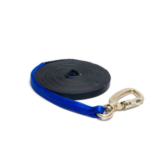 TRUBLUE Auto Belay nylon replacement webbing with steel locking carabiner