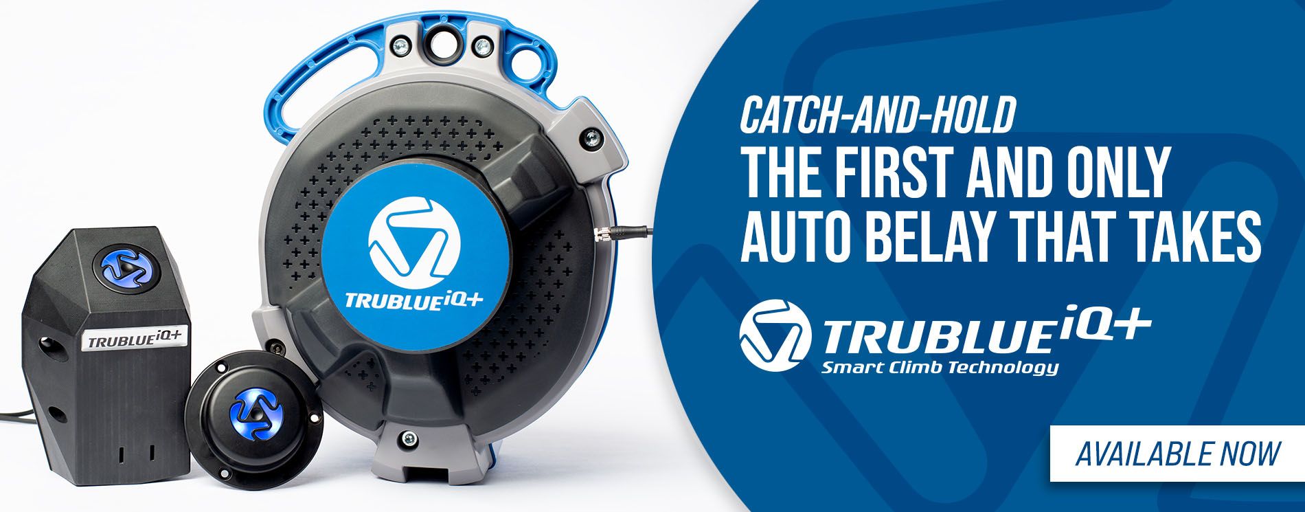 TRUBLUE iQ+, World's First Catch-and-Hold Auto Belay