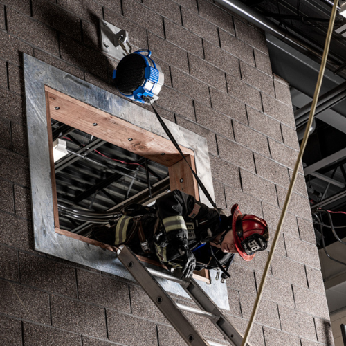 Fighterfighter bailout training with SafeLine