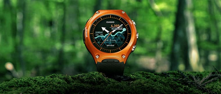 orange gps watch