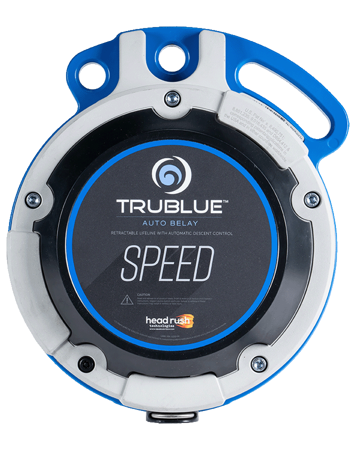 TRUBLUE Speed - auto belay devices and systems from Head Rush Technologies