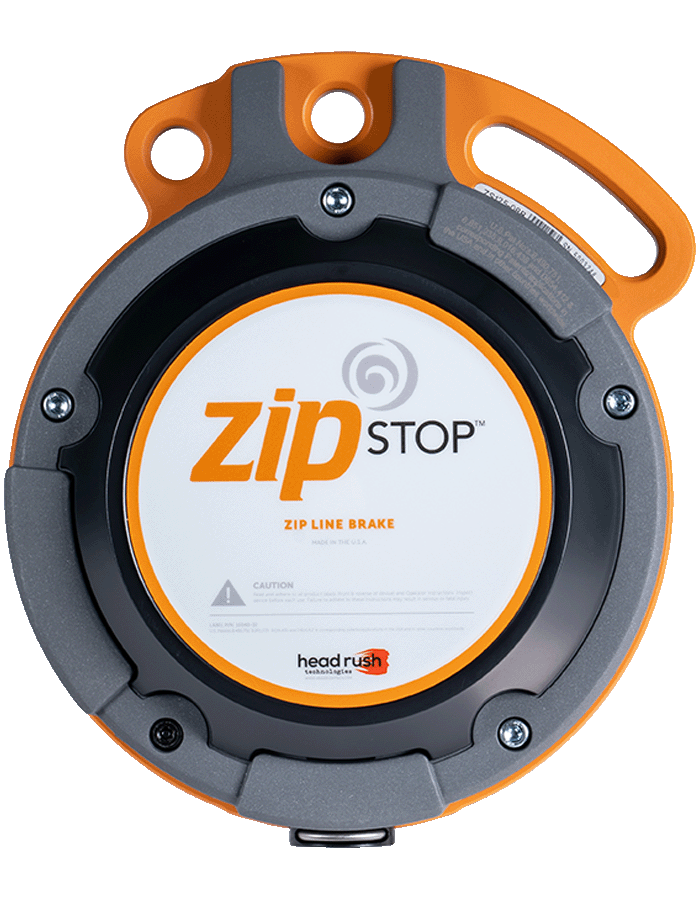 The original zipSTOP Zip Line Brake is best suited to rider arrival speeds up to 60 kph (37 mph) with multiple configuration options.
